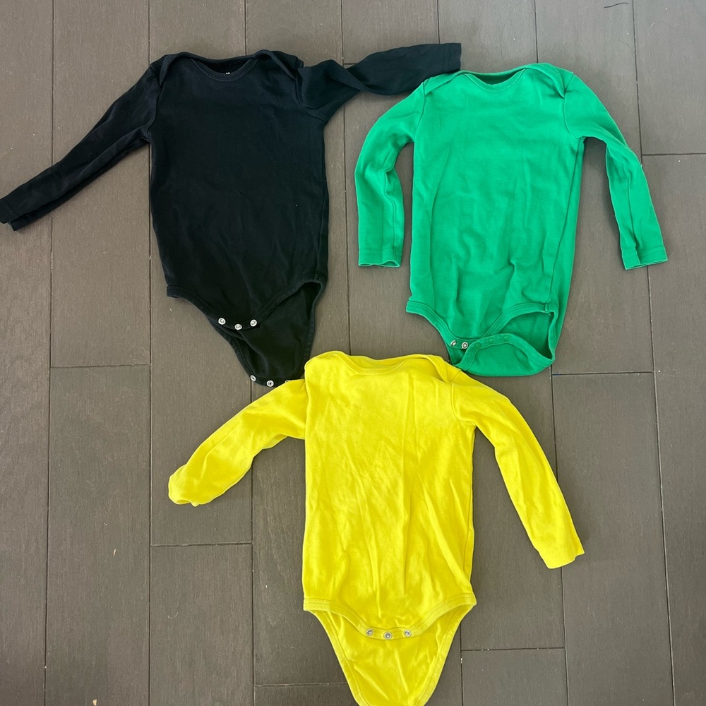 3 Pc Primary Bodysuit Bundle 12-18 months